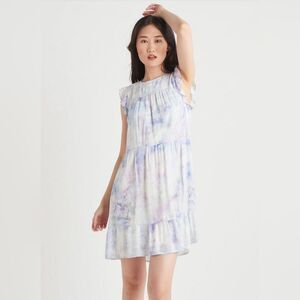 MSRP $79 Dex Watercolor Mini Dress Large